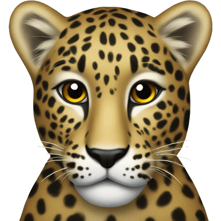 Leopard Christmas  emoji