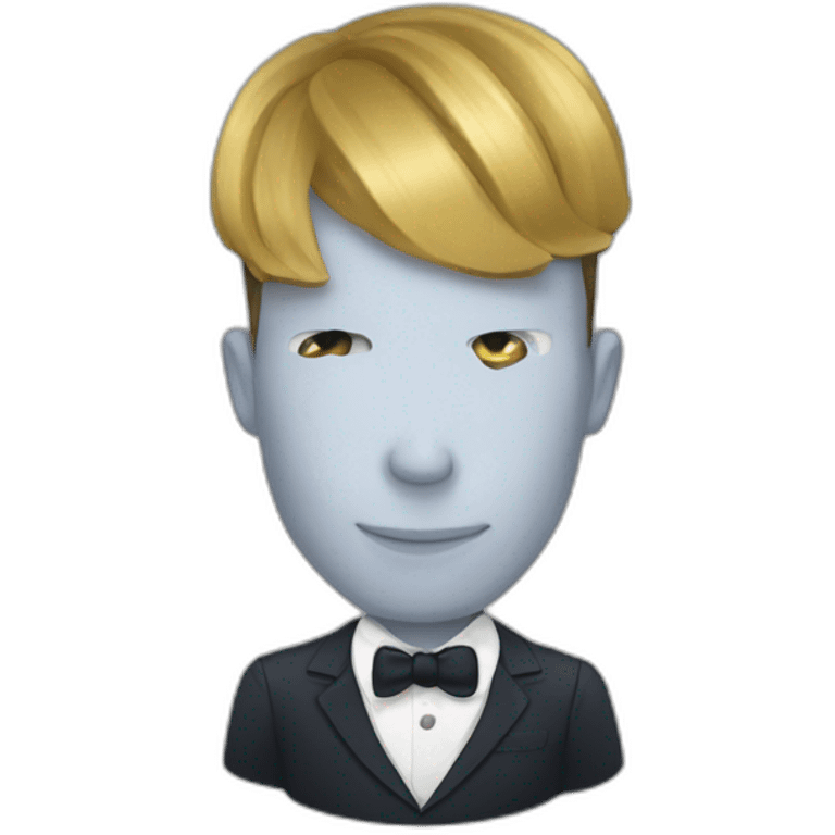 Macron poubelle emoji