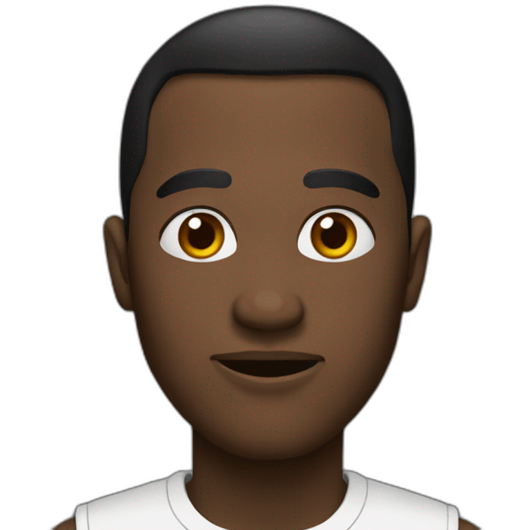 Black coker emoji