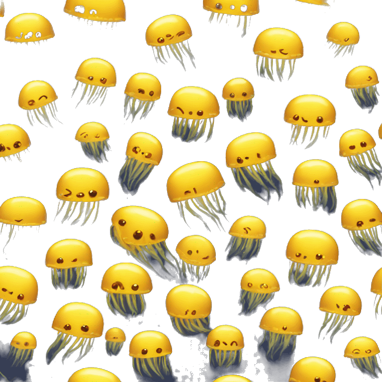 yellow jellyfish emoji