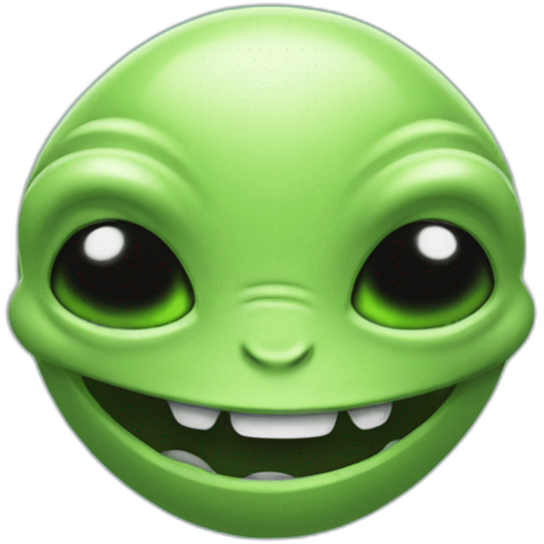 happy alien emoji