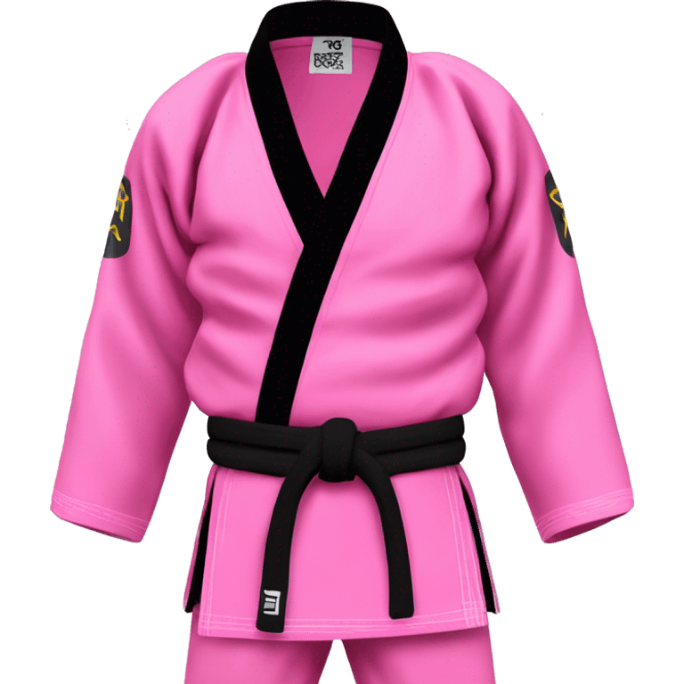 Pink jiu jitsu gi emoji