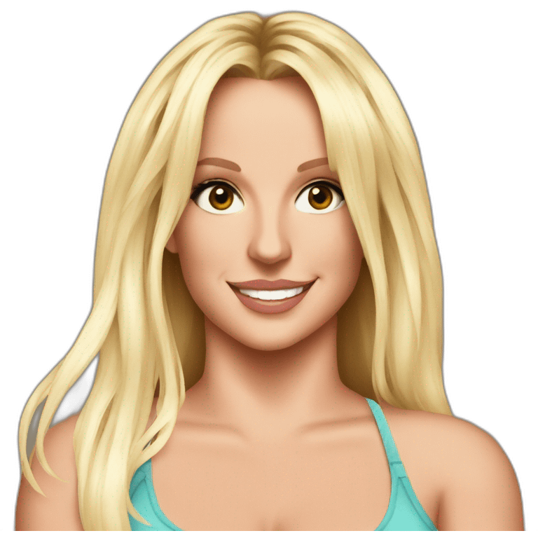 Britney spears in crop top emoji