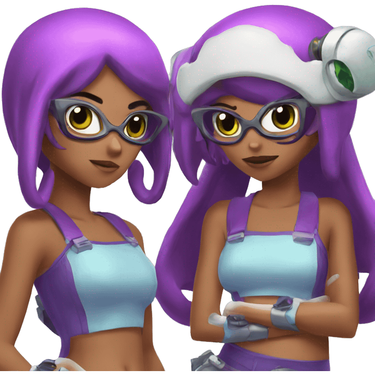 Marie squid sisters Splatoon emoji