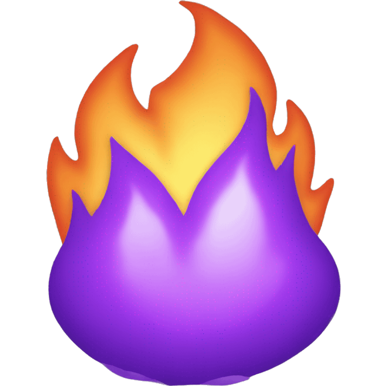 fire icon but its purple emoji