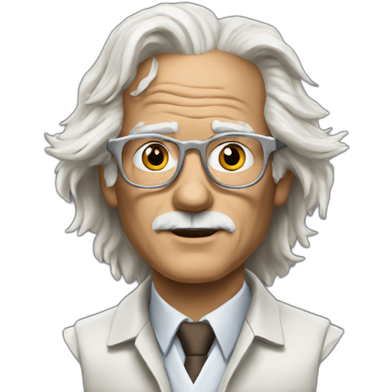 doc brown from back to the future emoji