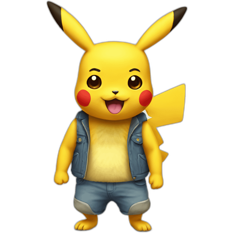 elderly pikachu emoji