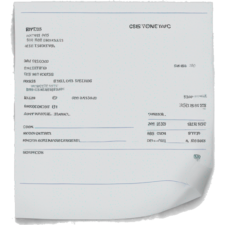 invoice emoji