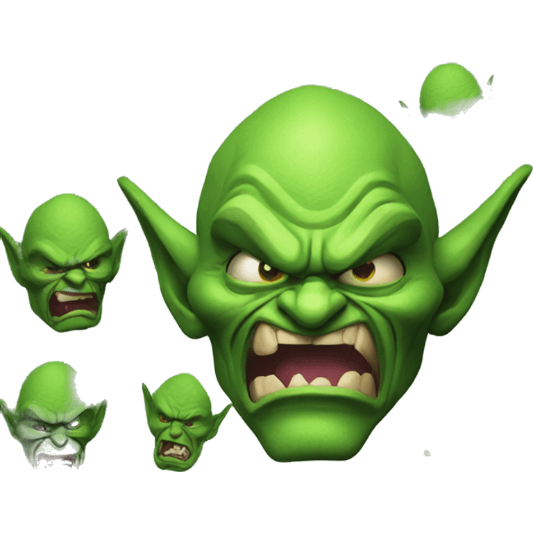 angry Green goblin emoji