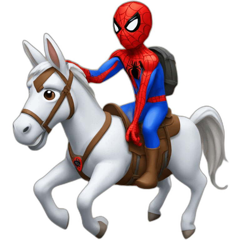 spiderman-riding-mule emoji