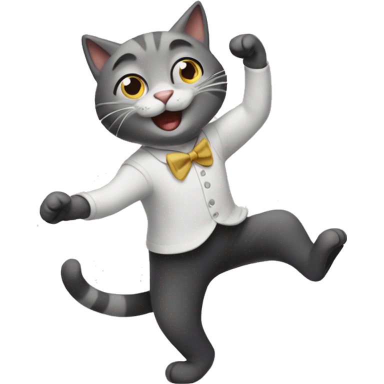 Dancing cat emoji