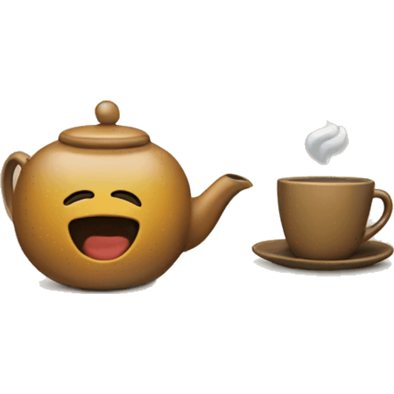 MacBook and tea emoji