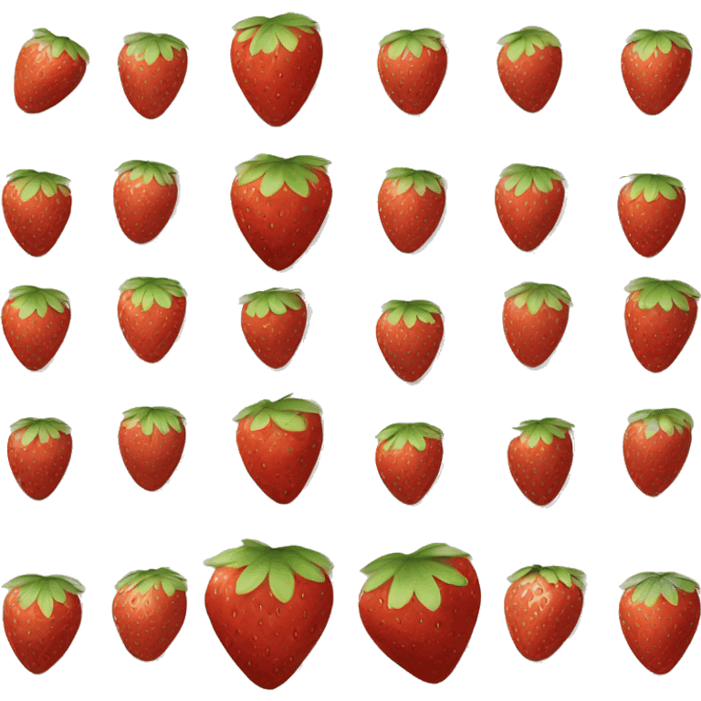 strawberry rectangular block emoji