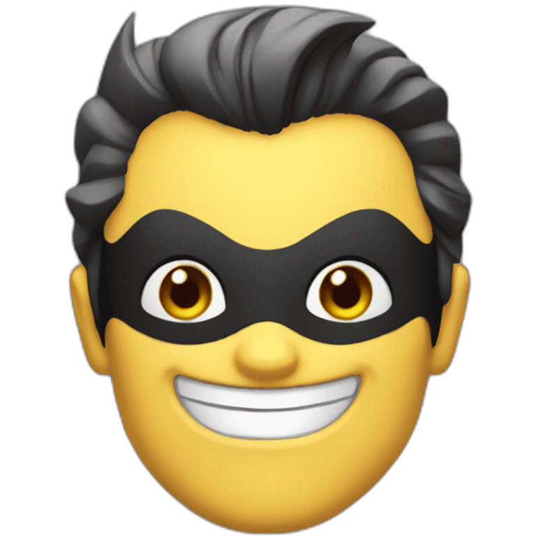 Batman happy emoji