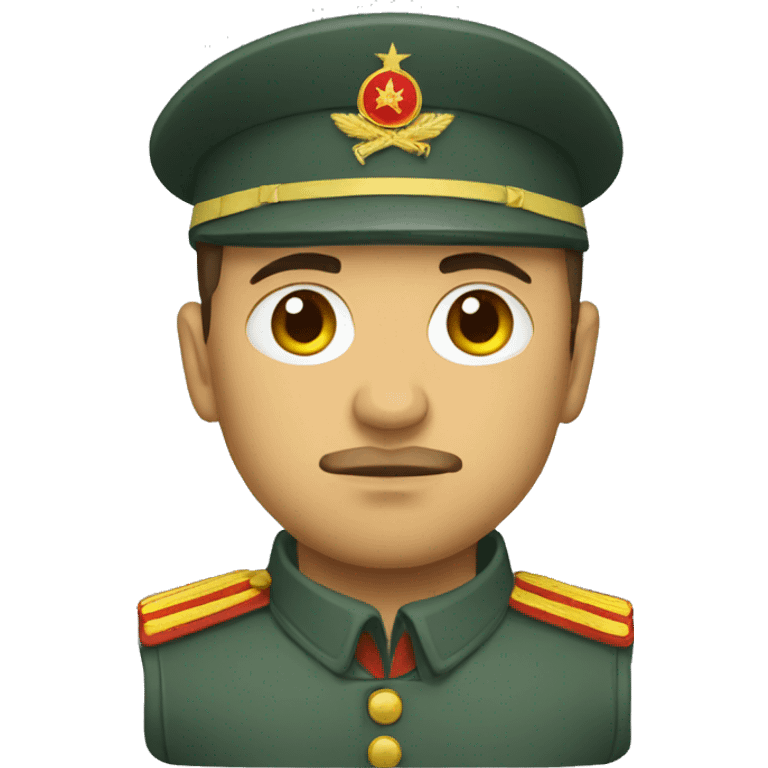 ussr soldier serious  emoji