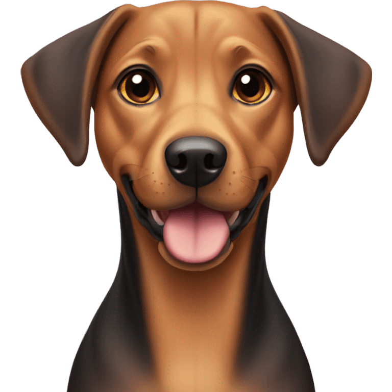 Pinscher Labrador mix emoji