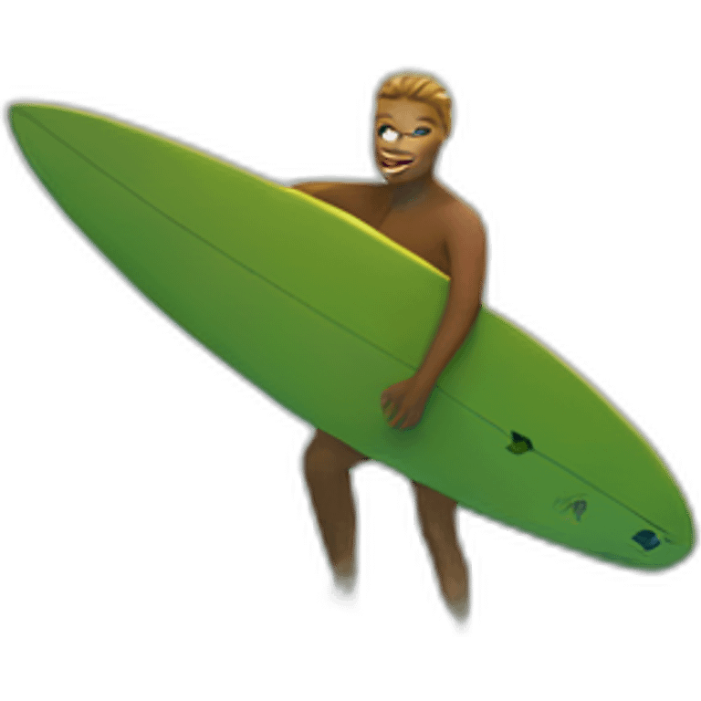 surfer at beach emoji