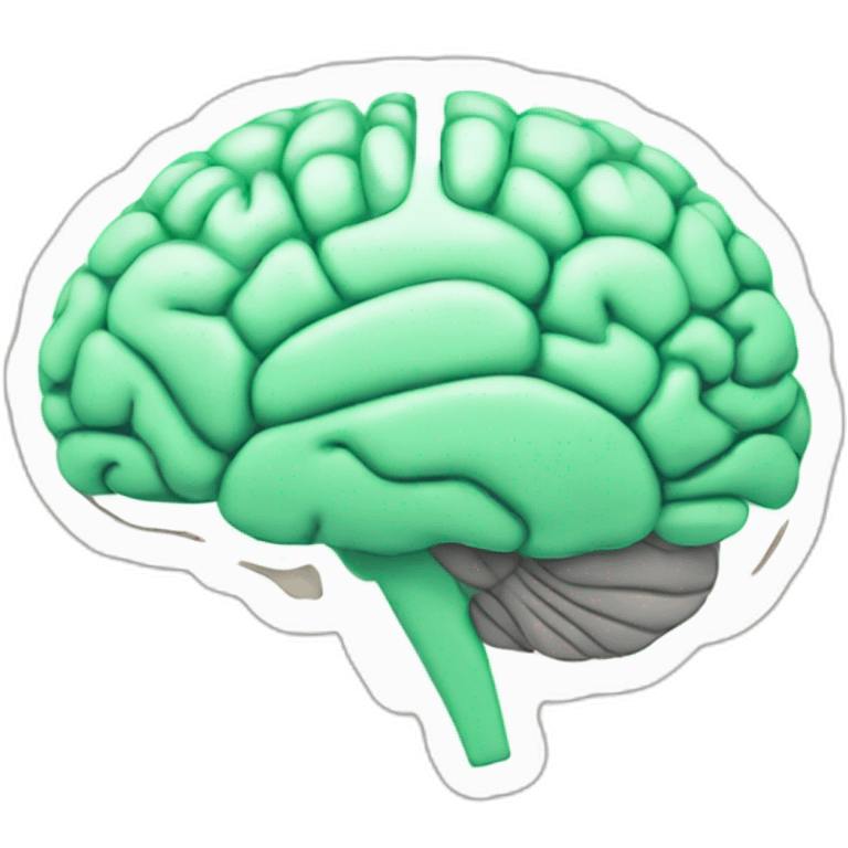 a brain in paris map emoji