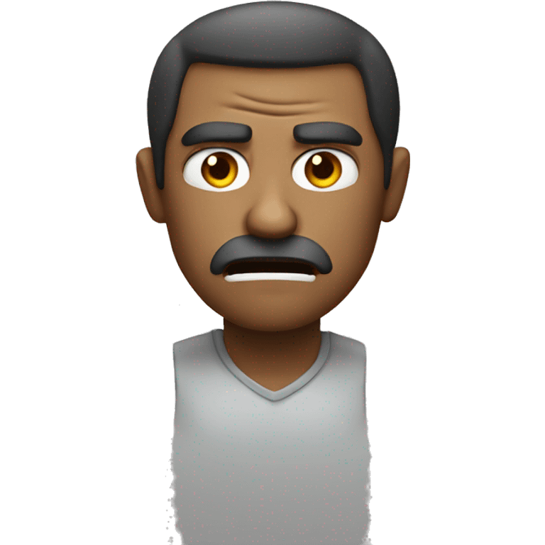 a man who is angry emoji