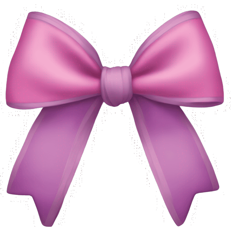 Coquette bow emoji