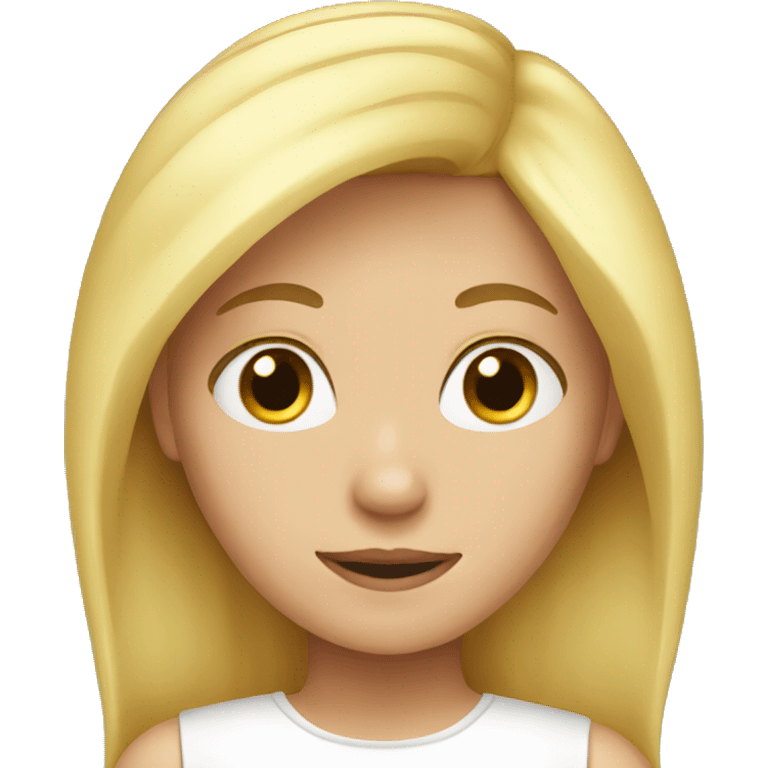 blond girl  emoji