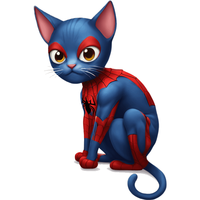 spiderman cat emoji