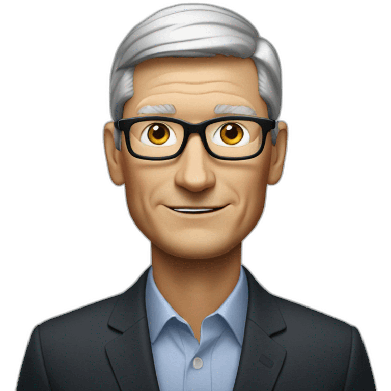 Tim Cook ceo of apple emoji