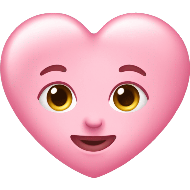 Baby pink heart emoji