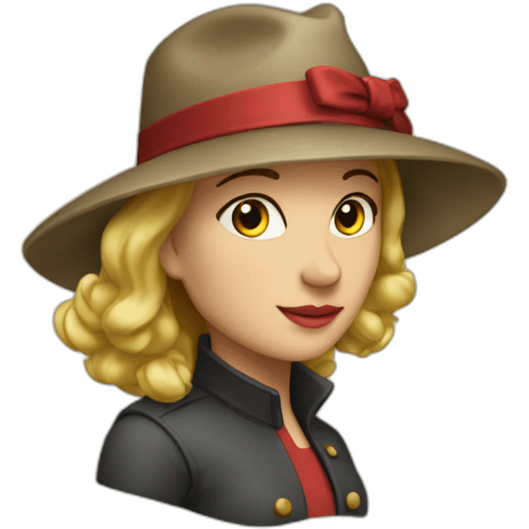 Elisabeth Borne with CGT hat emoji