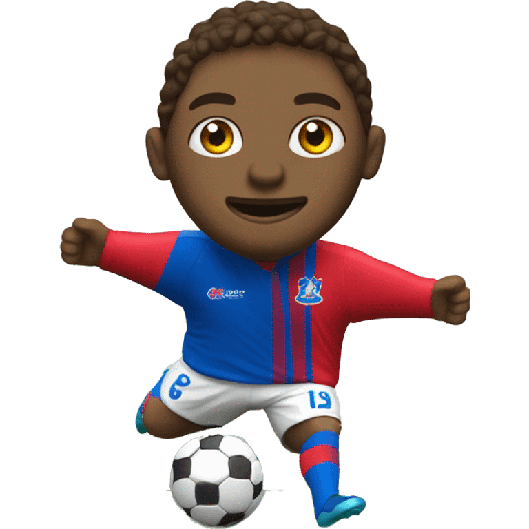 Crystal Palace football player scoring a goal emoji