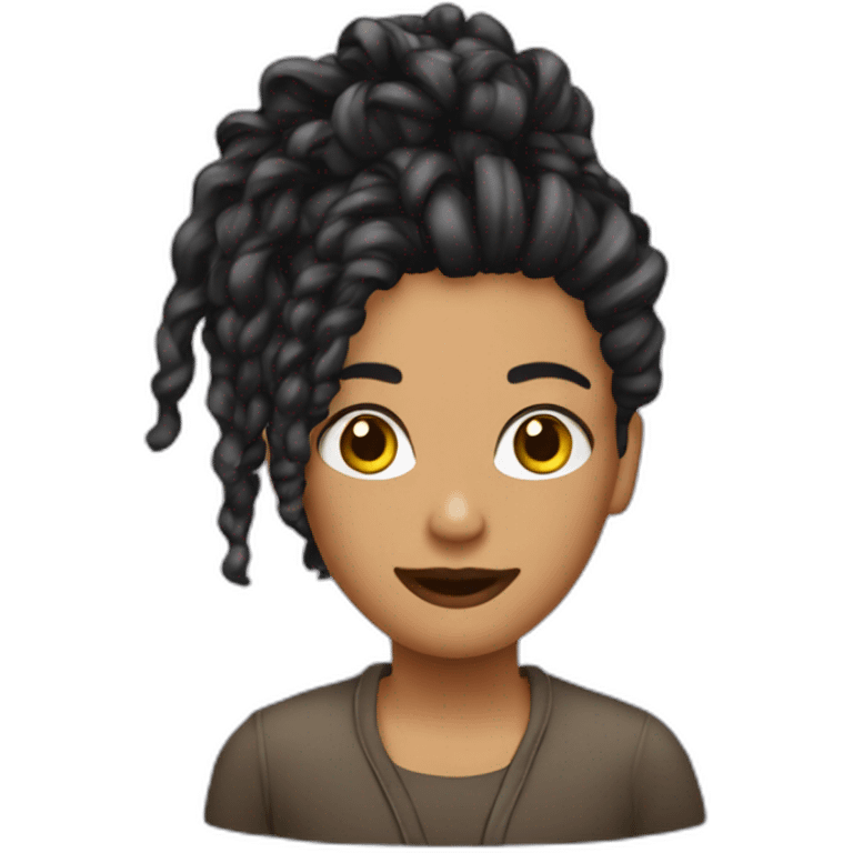 coiffure locs emoji