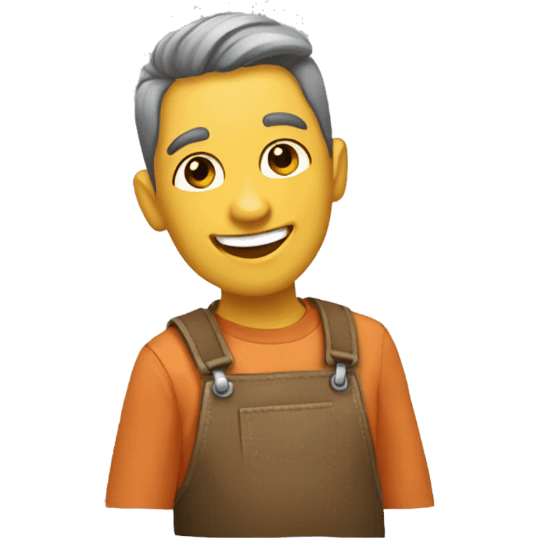 Happy crafter emoji