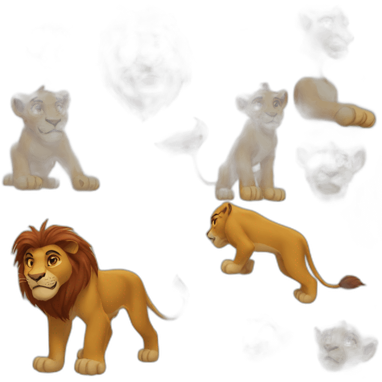 Lion king emoji