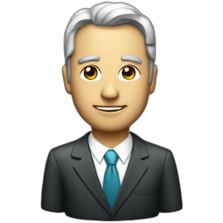 a pixelated ceo emoji