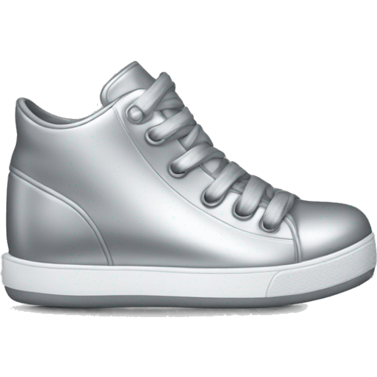 silver sneaker emoji