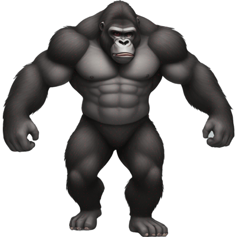 Buff Gorilla Full Body emoji