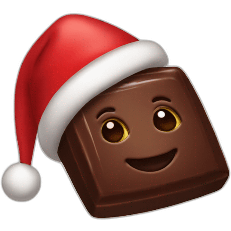 Christmas chocolate  emoji