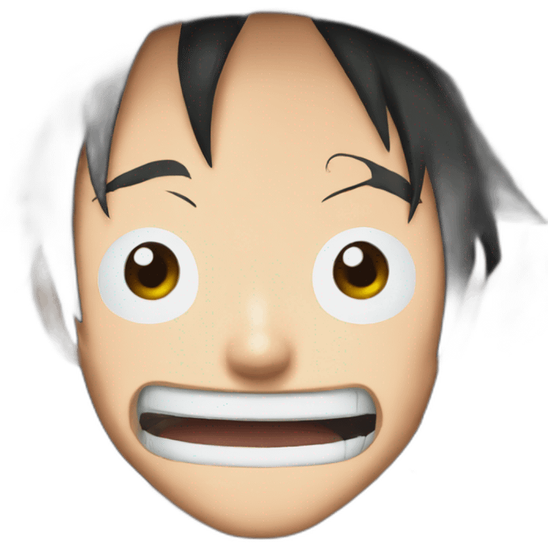 Luffy from one piece  emoji