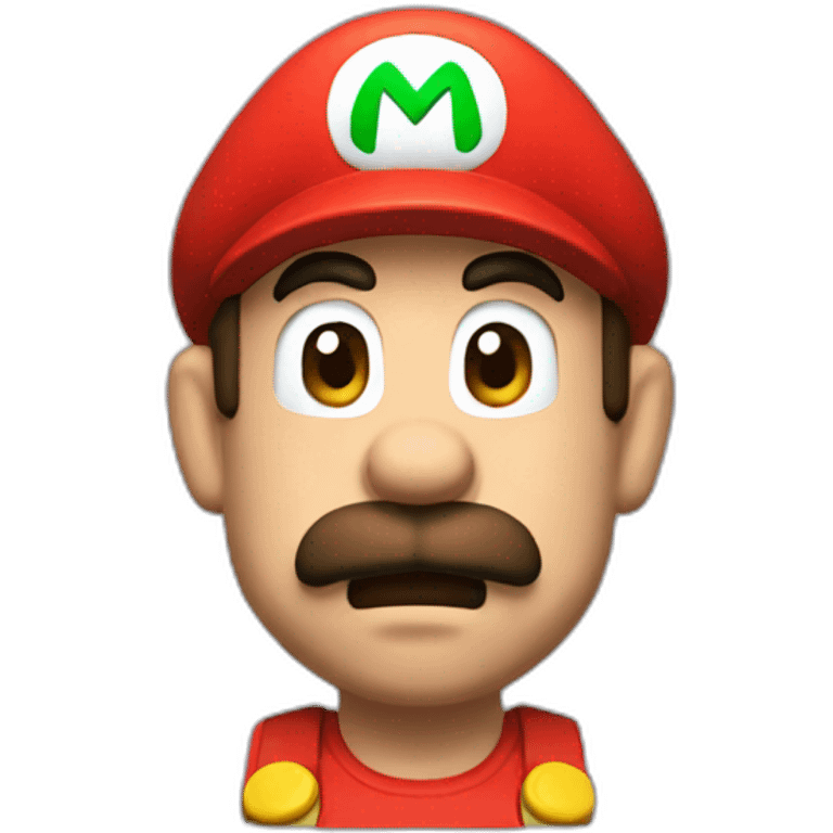 Mario qui fait caca emoji