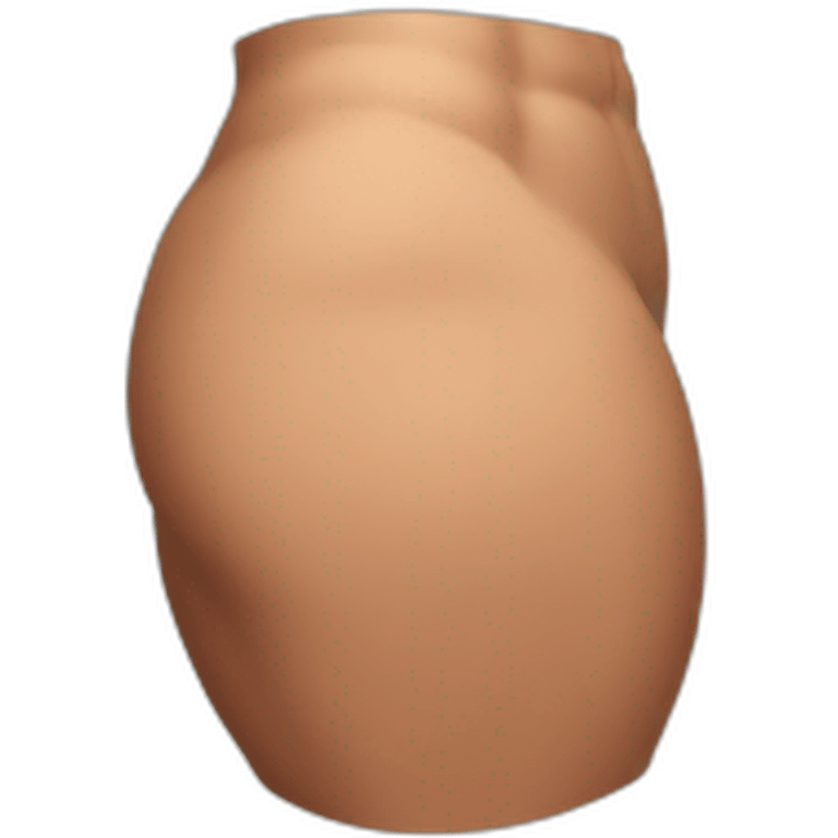 Muscularmale large round butt emoji