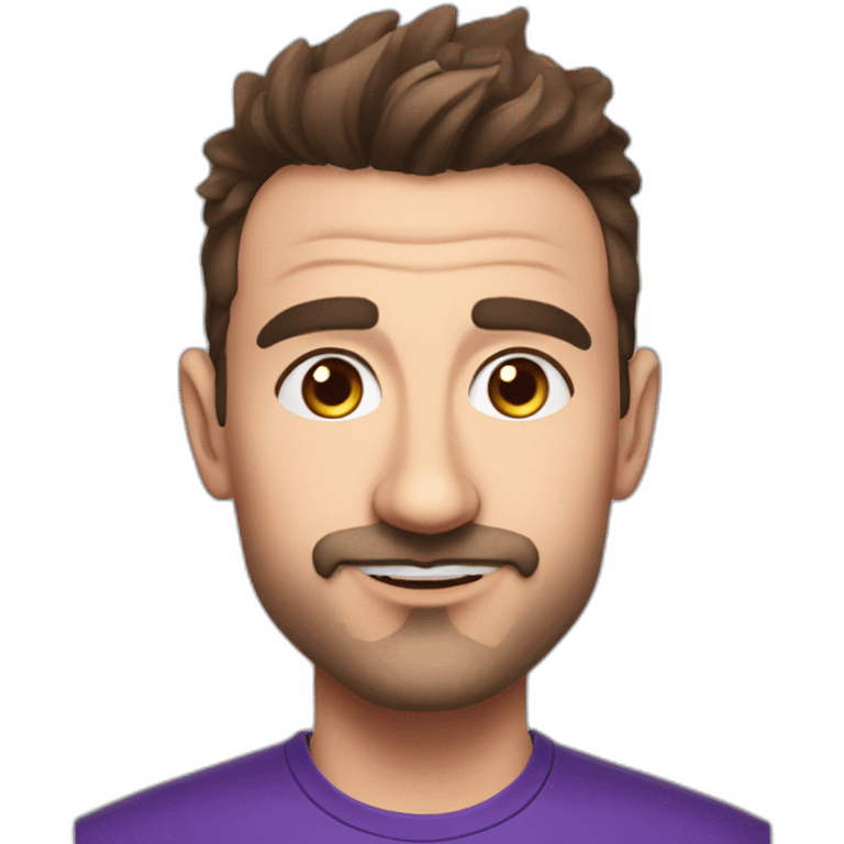 Twitch streamer Maxime Biaggi with a big nose emoji