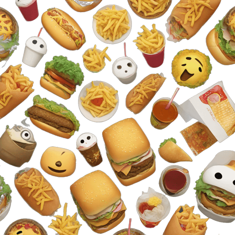 studio ghibli magic meets fast food indulgence emoji