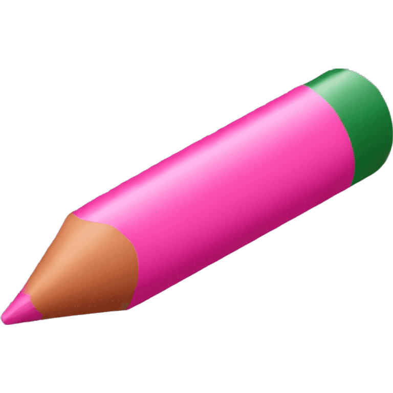 Pink crayola crayon  emoji