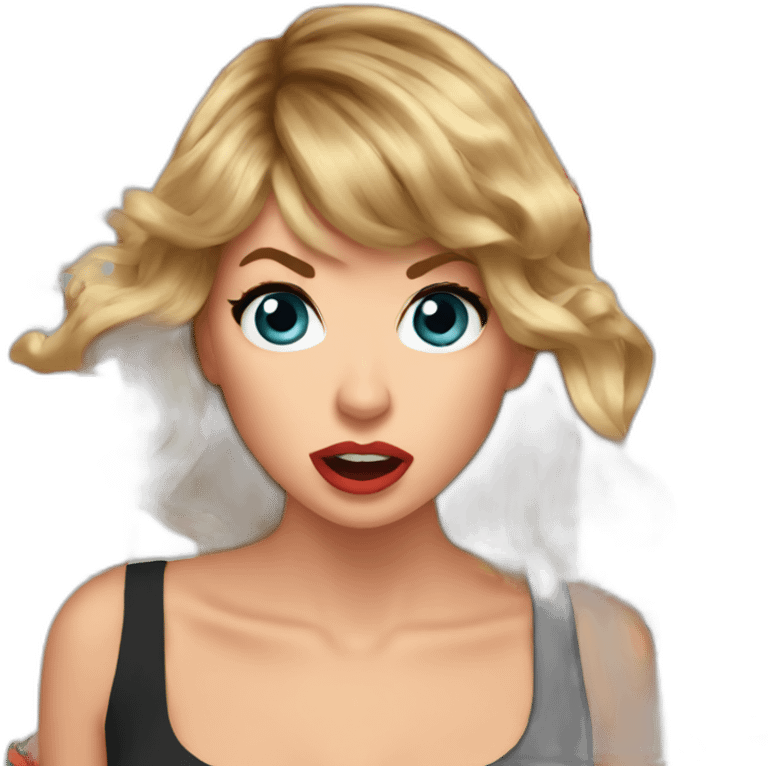 Taylor swift shocked  emoji