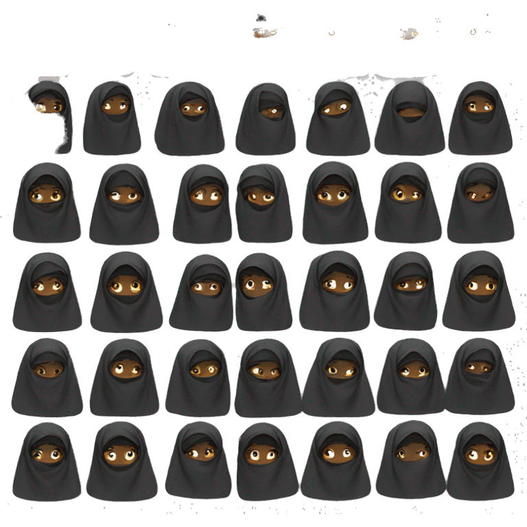 woman in burka emoji