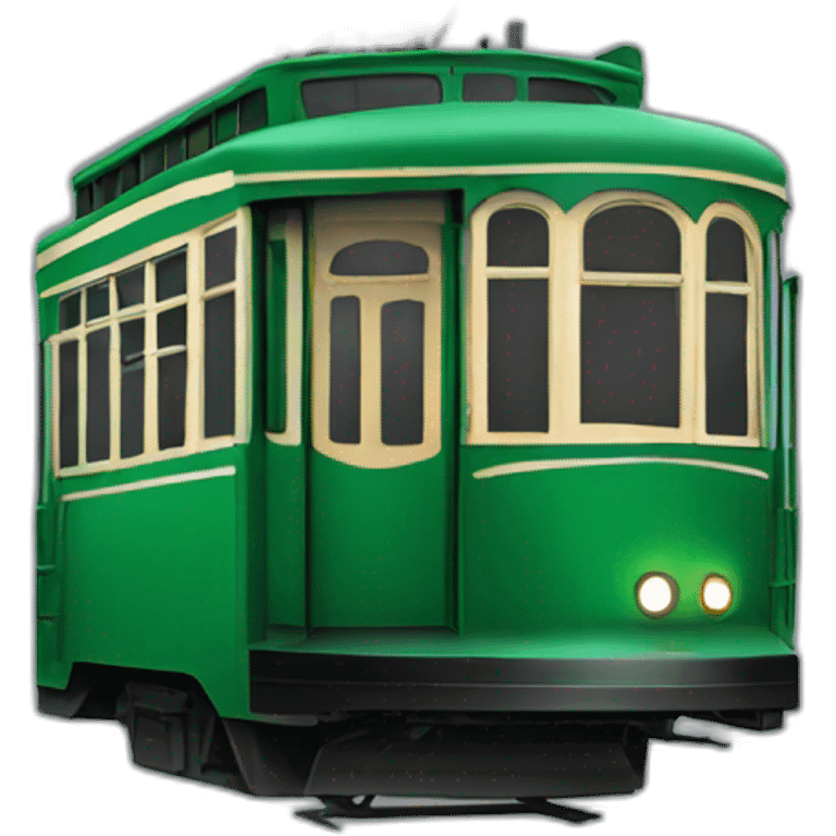 New Orleans Green street car emoji