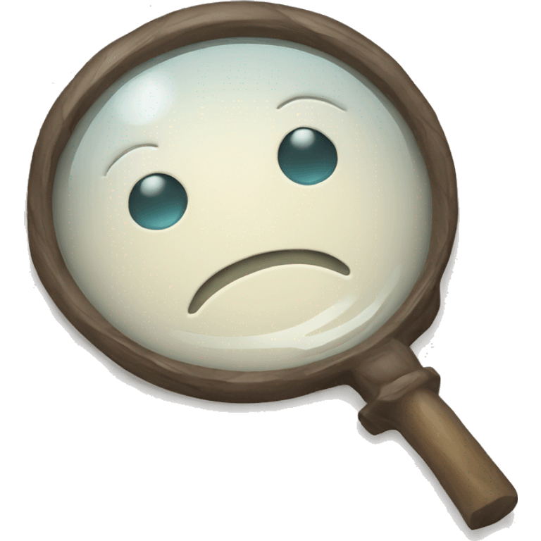 magnifying glass emoji