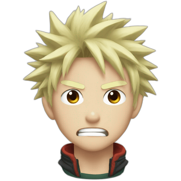 Katsuki Bakugo angry emoji