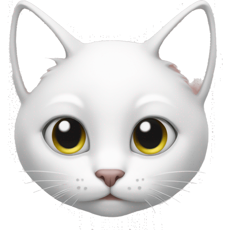 White cat emoji