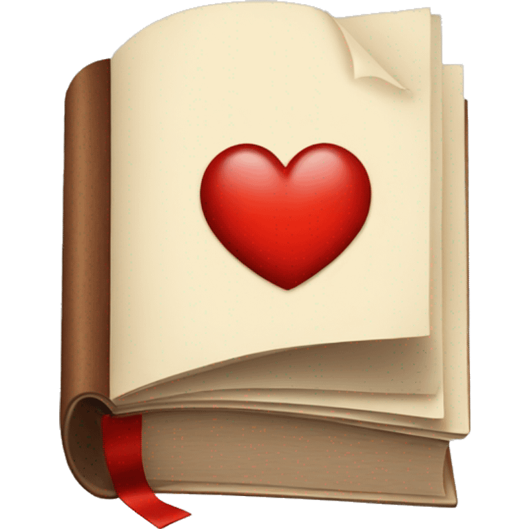 book and red mark emoji